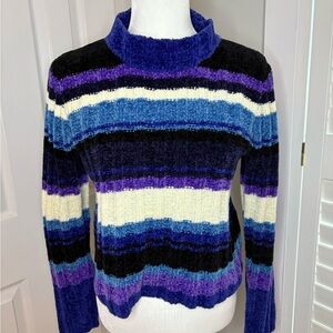 Vintage 90s Arizona Jeans Striped Multicolor Sweater Size Small